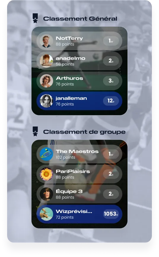 App fonctionnalities